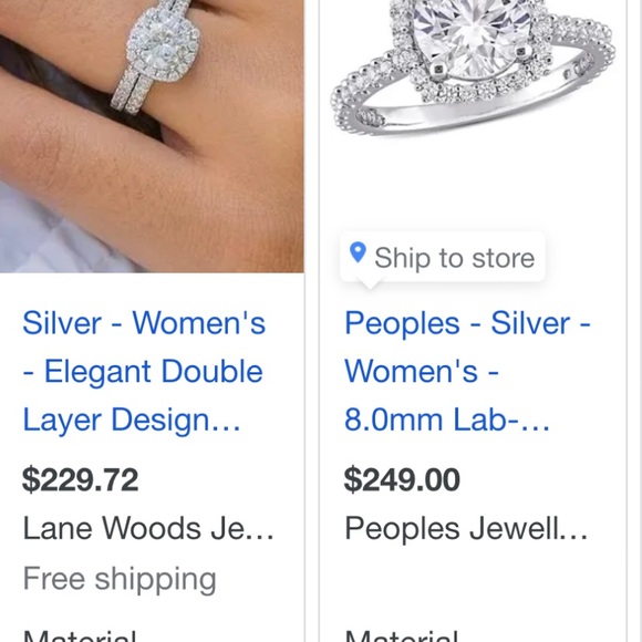 Lane woods never worn ring - Picture 2 of 2